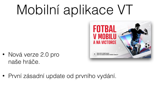 Nová mobilní aplikace VictoriaTip 2